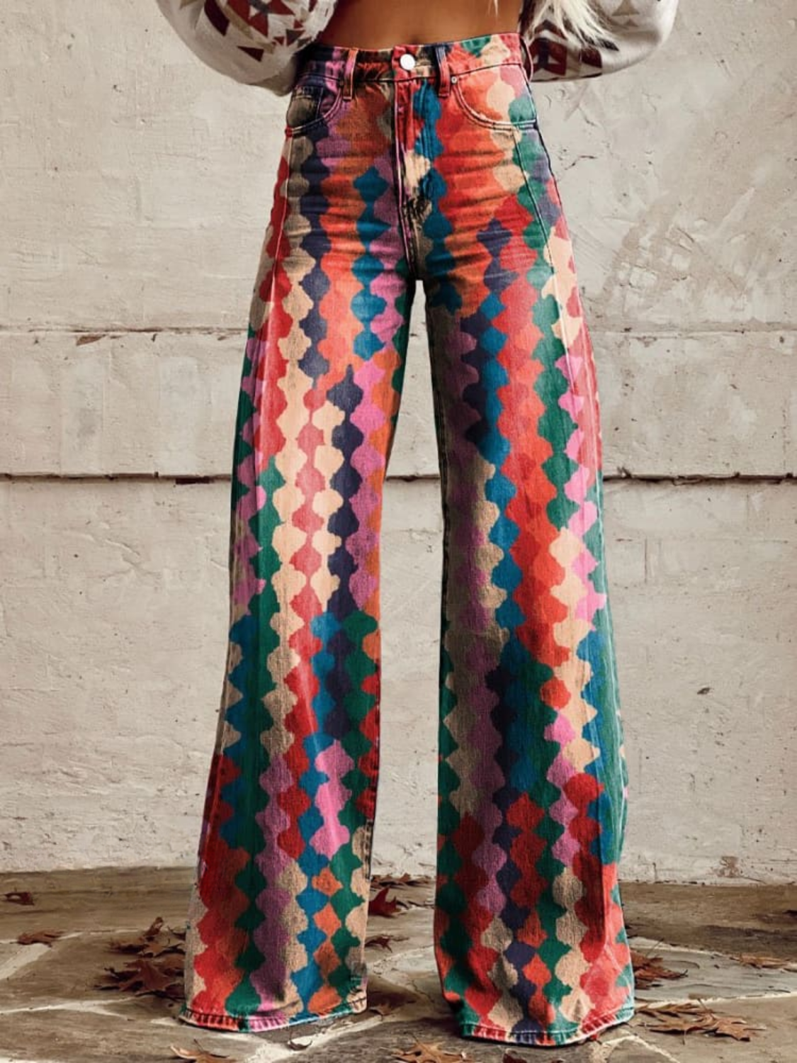 Julia | Pantalones Amplios Boho