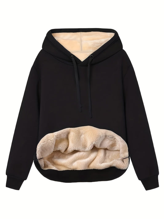 Mera™ - Hooded jumper with fleece